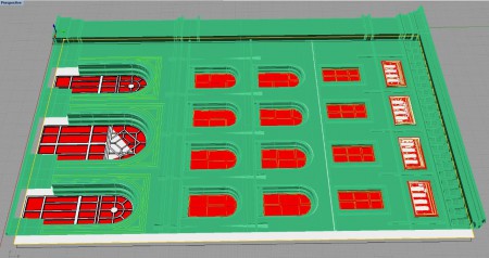 Vigadó homlokzati marópálya